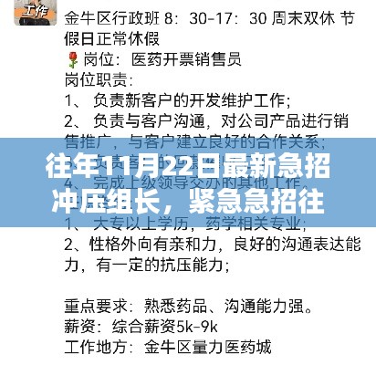紧急急招冲压组长，行业精英速来报道！小红书推荐的机会不容错过！