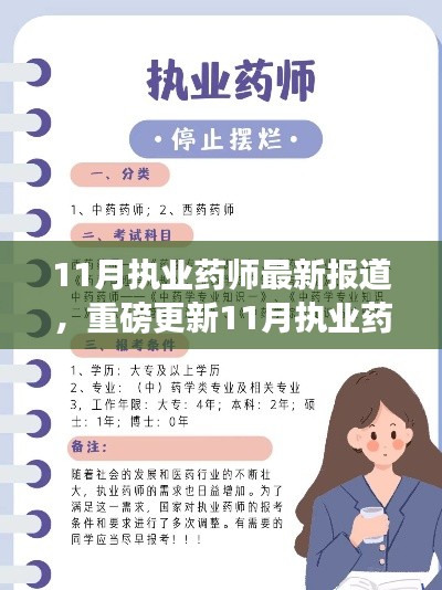 11月执业药师最新动态，医药行业新里程碑与小红书热议的药师新动向