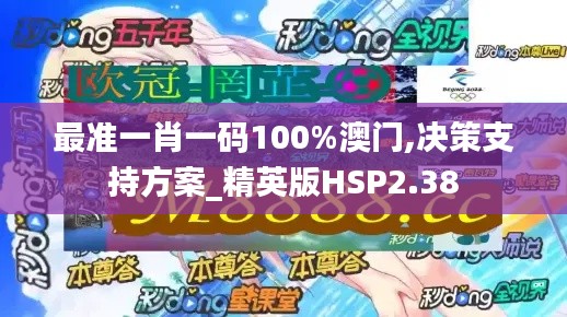 最准一肖一码100%澳门,决策支持方案_精英版HSP2.38