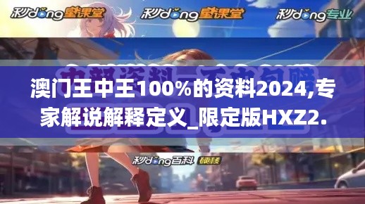 澳门王中王100%的资料2024,专家解说解释定义_限定版HXZ2.51