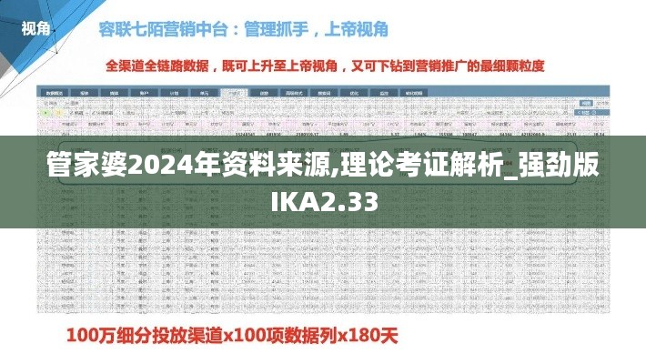 管家婆2024年资料来源,理论考证解析_强劲版IKA2.33