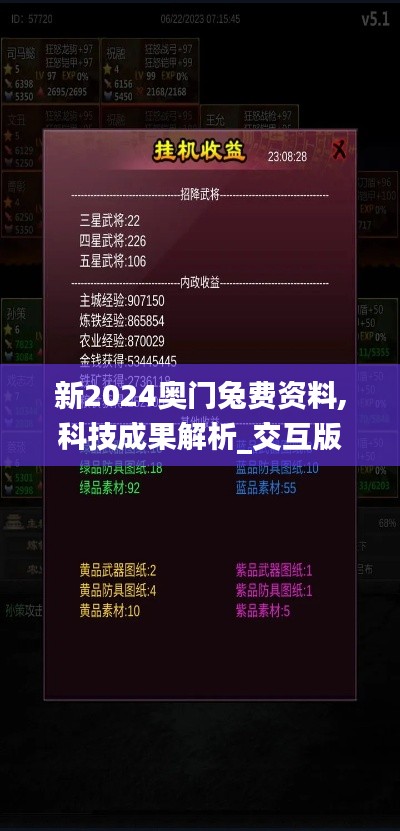 新2024奥门兔费资料,科技成果解析_交互版WKT2.28