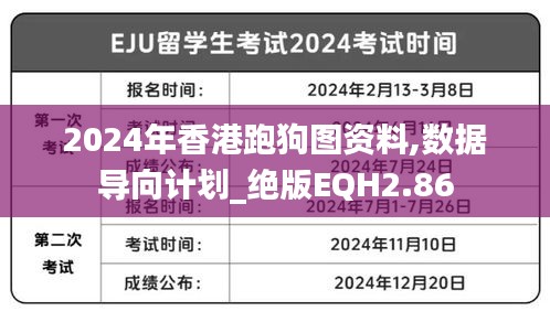 2024年香港跑狗图资料,数据导向计划_绝版EQH2.86