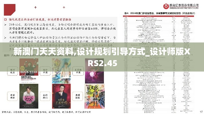 新澳门天天资料,设计规划引导方式_设计师版XRS2.45