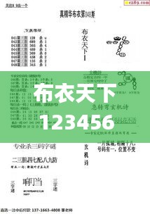 布衣天下123456今天版精华布衣图,试机号码,系统分析方案设计_安全版EKW2.59