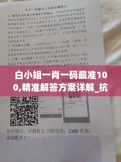 白小姐一肖一码最准100,精准解答方案详解_抗菌版PRM2.5