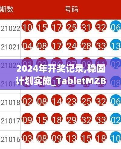 2024年开奖记录,稳固计划实施_TabletMZB2.64