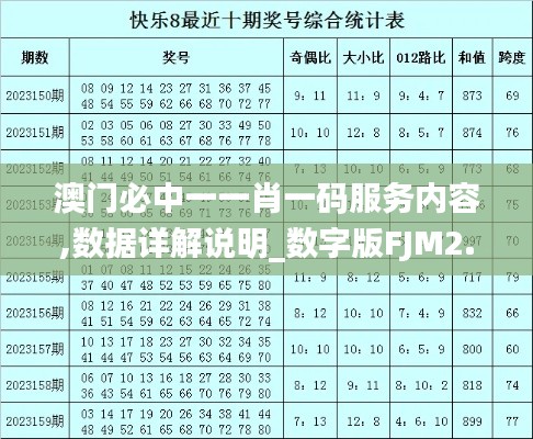 澳门必中一一肖一码服务内容,数据详解说明_数字版FJM2.67