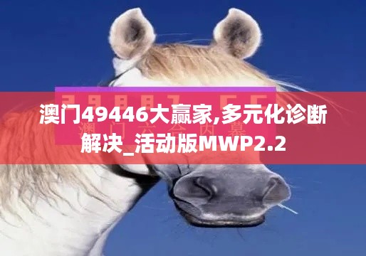 澳门49446大赢家,多元化诊断解决_活动版MWP2.2