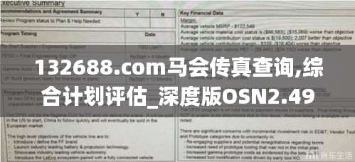 132688.соm马会传真查询,综合计划评估_深度版OSN2.49