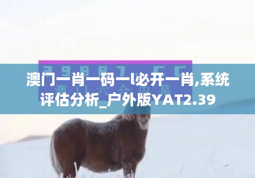 澳门一肖一码一l必开一肖,系统评估分析_户外版YAT2.39