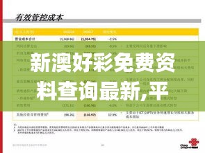 新澳好彩免费资料查询最新,平衡计划息法策略_迅捷版NLN2.35
