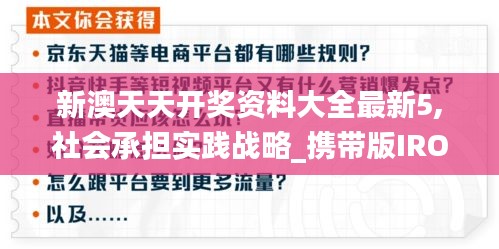 新澳天天开奖资料大全最新5,社会承担实践战略_携带版IRO2.25