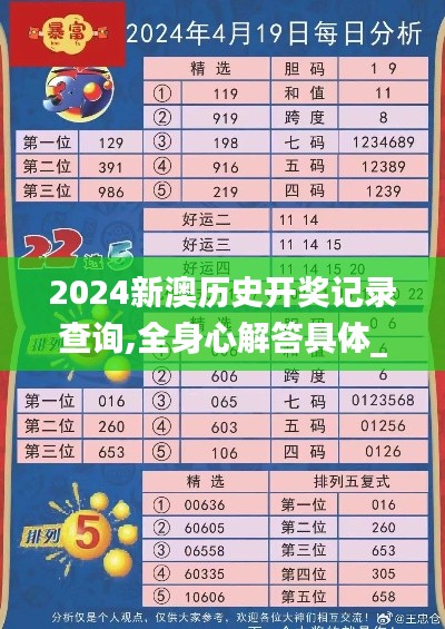 2024新澳历史开奖记录查询,全身心解答具体_轻量版FWY2.19