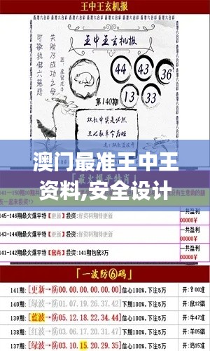 澳门最准王中王资料,安全设计解析说明法_趣味版KLJ2.15
