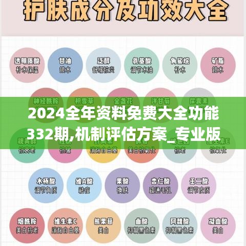 2024全年资料免费大全功能332期,机制评估方案_专业版NIE11.22
