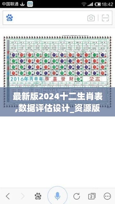 最新版2024十二生肖表,数据评估设计_资源版VGM2.36