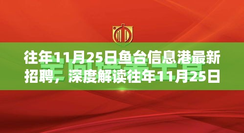 鱼台信息港历年11月25日招聘深度解读与聚焦分析