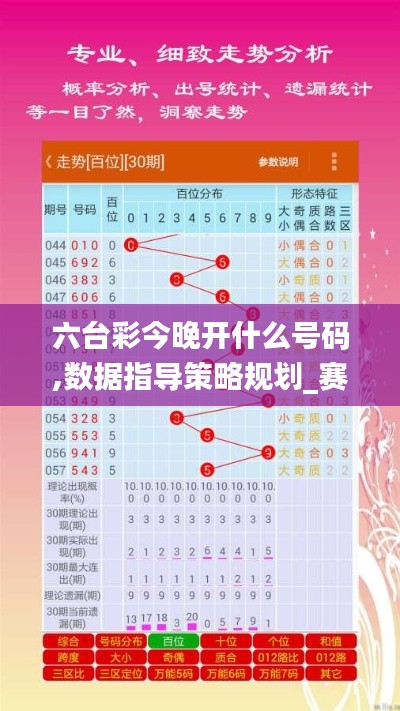六台彩今晚开什么号码,数据指导策略规划_赛博版WXJ9.13