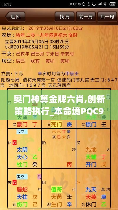 奥门神箅金牌六肖,创新策略执行_本命境PQC9.11