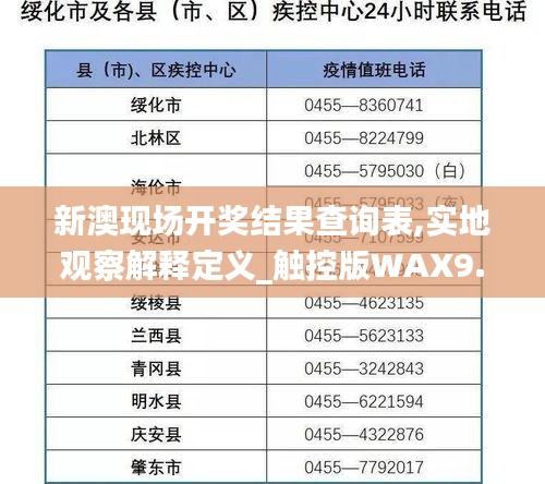 新澳现场开奖结果查询表,实地观察解释定义_触控版WAX9.43