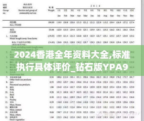 2024香港全年资料大全,标准执行具体评价_钻石版YPA9.9