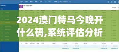 2024澳门特马今晚开什么码,系统评估分析_互联版YEF9.39