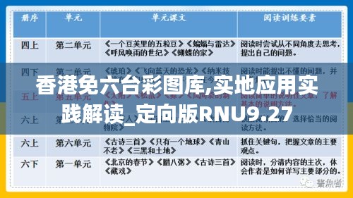 香港免六台彩图库,实地应用实践解读_定向版RNU9.27