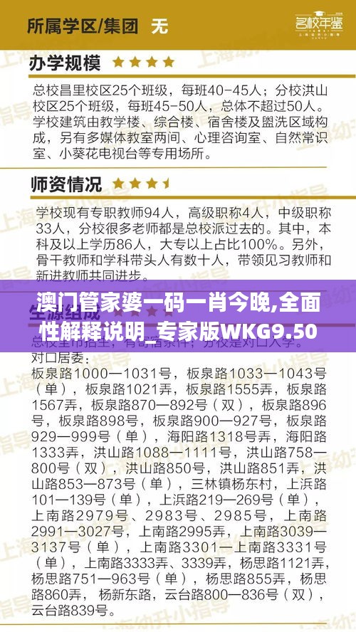 澳门管家婆一码一肖今晚,全面性解释说明_专家版WKG9.50