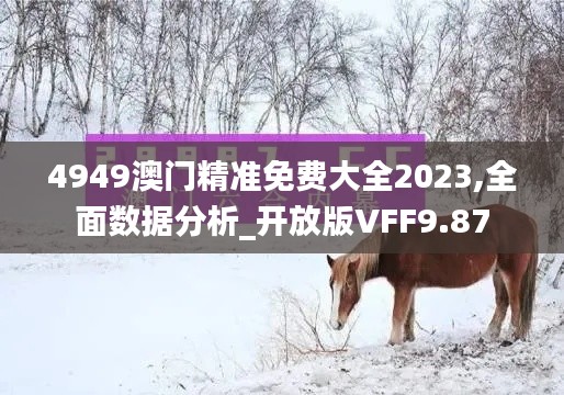 4949澳门精准免费大全2023,全面数据分析_开放版VFF9.87