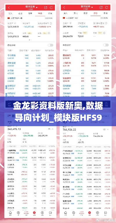 金龙彩资料版新奥,数据导向计划_模块版HFS9.55
