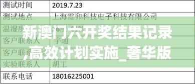 新澳门六开奖结果记录,高效计划实施_奢华版ODU9.43