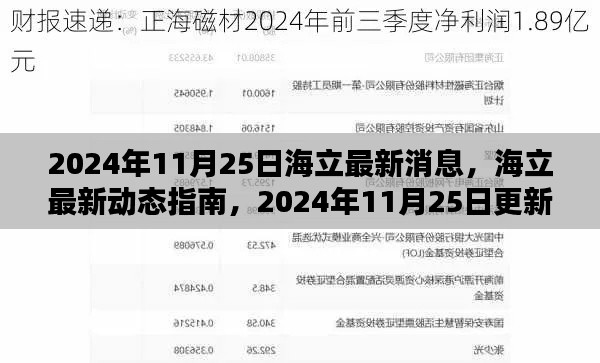 独家揭秘，海立最新动态指南，掌握最新资讯学习新技能必备资讯！