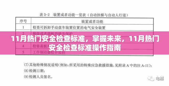 11月热门安全检查标准，掌握未来安全操作指南