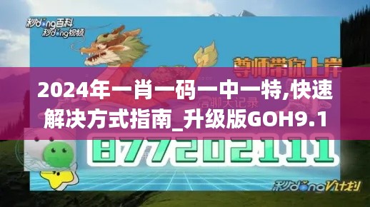2024年一肖一码一中一特,快速解决方式指南_升级版GOH9.1