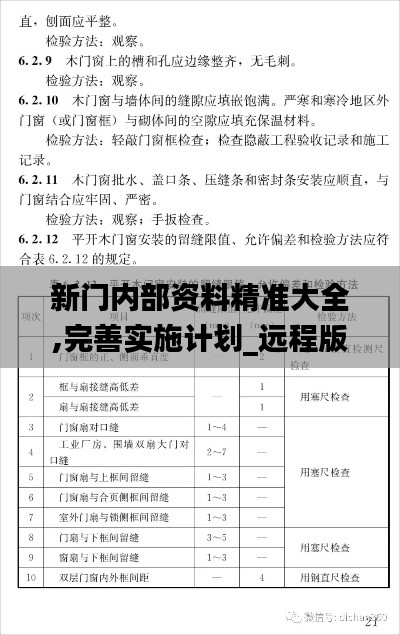 新门内部资料精准大全,完善实施计划_远程版ZND9.91