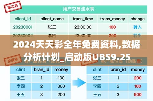 2024天天彩全年免费资料,数据分析计划_启动版UBS9.25