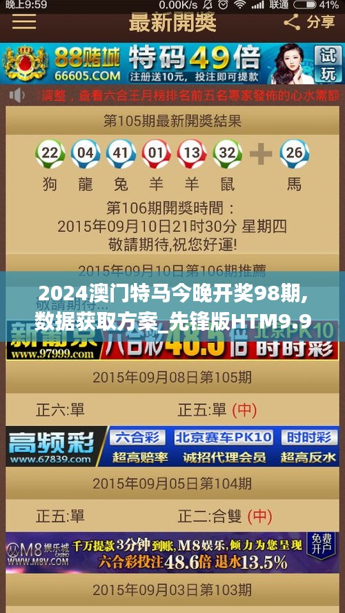 2024澳门特马今晚开奖98期,数据获取方案_先锋版HTM9.90
