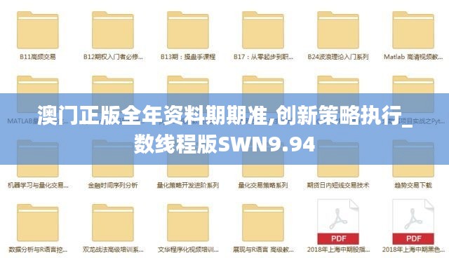 澳门正版全年资料期期准,创新策略执行_数线程版SWN9.94