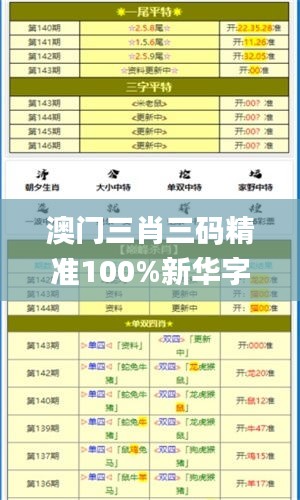 澳门三肖三码精准100%新华字典,精细化方案决策_黑科技版IMG9.37