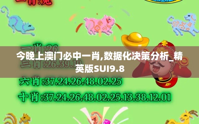 今晚上澳门必中一肖,数据化决策分析_精英版SUI9.8