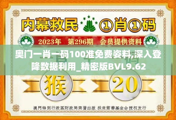奥门一肖一码100准免费姿料,深入登降数据利用_精密版BVL9.62