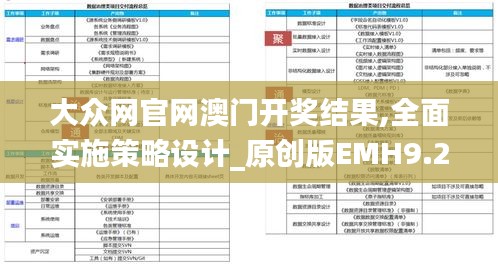 大众网官网澳门开奖结果,全面实施策略设计_原创版EMH9.2