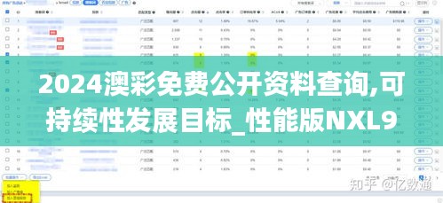 2024澳彩免费公开资料查询,可持续性发展目标_性能版NXL9.96