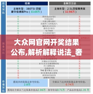 大众网官网开奖结果公布,解析解释说法_奢华版TYO9.4