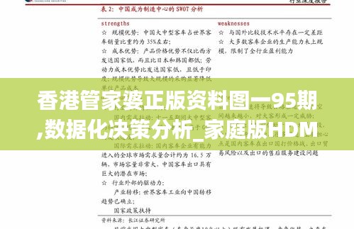 香港管家婆正版资料图一95期,数据化决策分析_家庭版HDM7.29
