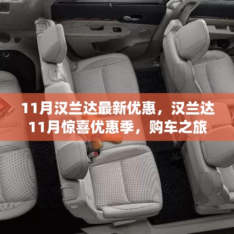汉兰达11月惊喜优惠季，购车之旅的温情陪伴与超值优惠