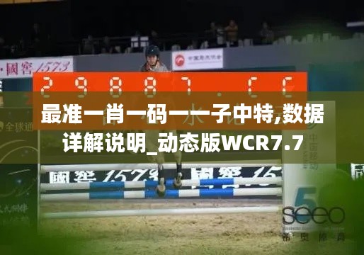 最准一肖一码一一子中特,数据详解说明_动态版WCR7.7