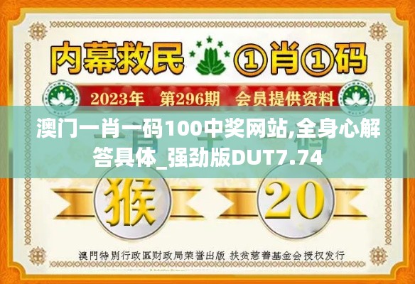 澳门一肖一码100中奖网站,全身心解答具体_强劲版DUT7.74