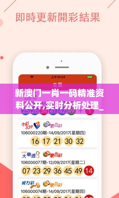 新澳门一肖一码精准资料公开,实时分析处理_乐享版APG7.77